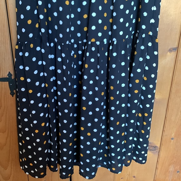 Etched Polka Dots Maxi Dress - Picture 7 of 13